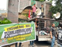 Petani Adat Banggai Kepung Kejagung, Desak Usut Dugaan Korupsi Agraria dan Perampasan Lahan oleh PT KLS