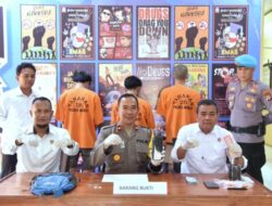 OPERASI PEKAT II: POLRES MOROWALI UTARA AMANKAN 3 PELAKU NARKOBA, TERANCAM HUKUMAN 20 TAHUN PENJARA