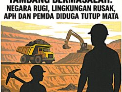 “BPK Ungkap Tambang Bermasalah, Negara Rugi Miliaran: Di Mana Tanggung Jawab Gubernur, Bupati, dan APH?”